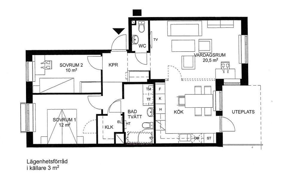 Bostadsrätt, Tiundagränd 6, Täby Centrum, Täby