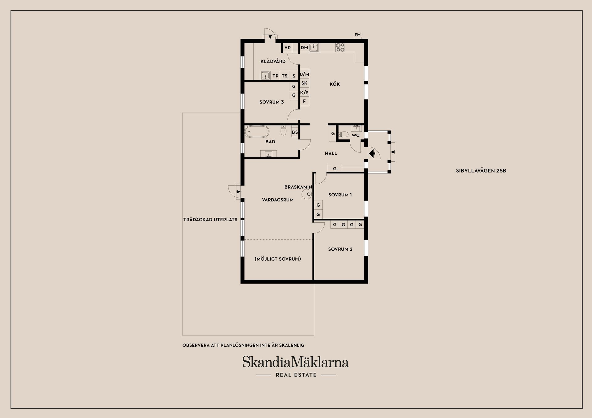 Villa, Sibyllavägen 25B, Glömsta, Huddinge