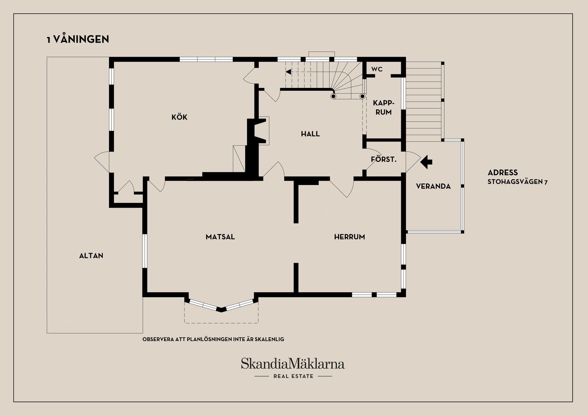 Villa, Stohagsvägen 7, Stallhagen, Västerås