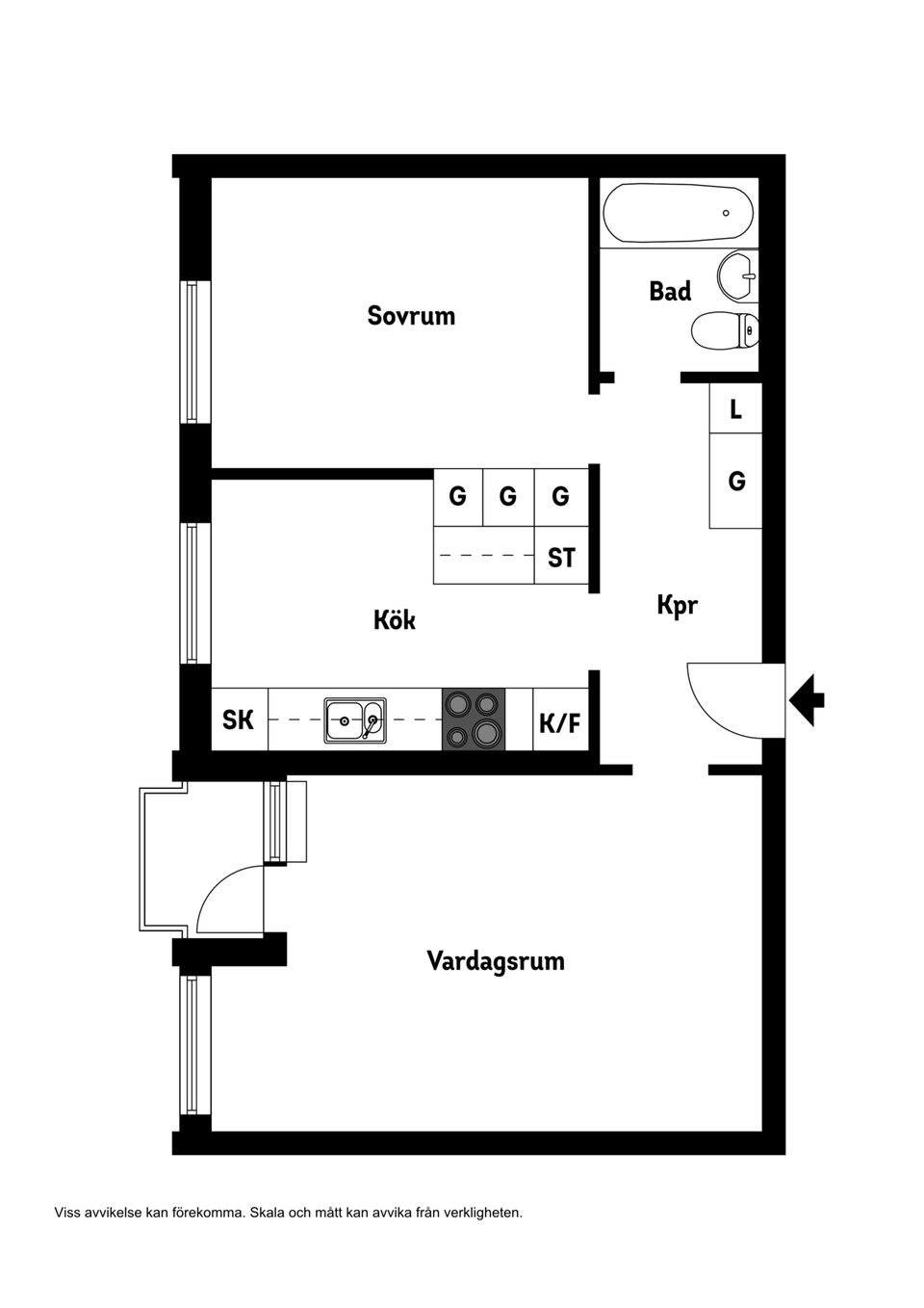 Bostadsrätt, Humlegårdsvägen 29, Visby - Länna, Gotland