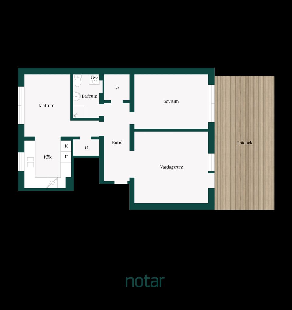 Bostadsrätt, Måsvägen 15A, Väster, Lund