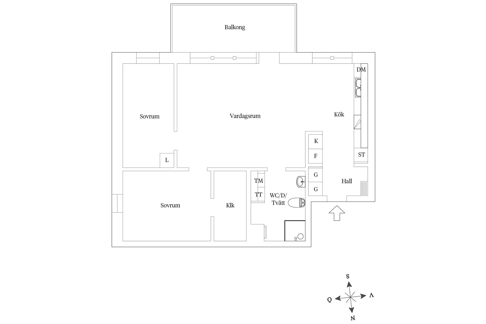 Bostadsrätt, Fredsgatan 13, Centrum, Varberg
