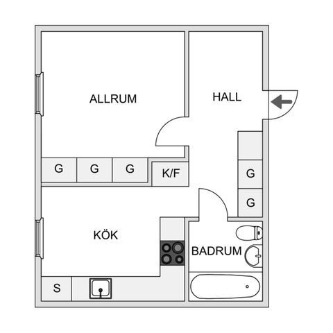 Bostadsrätt, Hovslagaregatan 3, Skillingaryd, Vaggeryd
