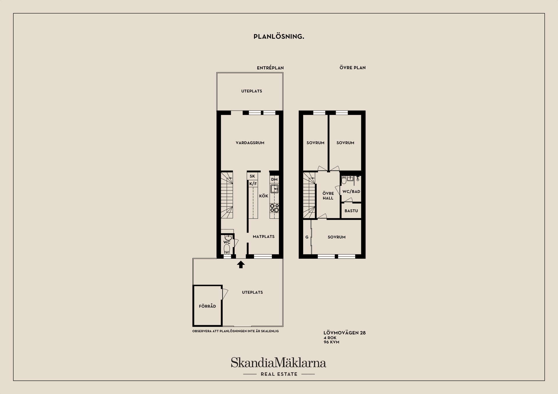 Radhus, Lövmovägen 28, Bollstanäs, Upplands Väsby