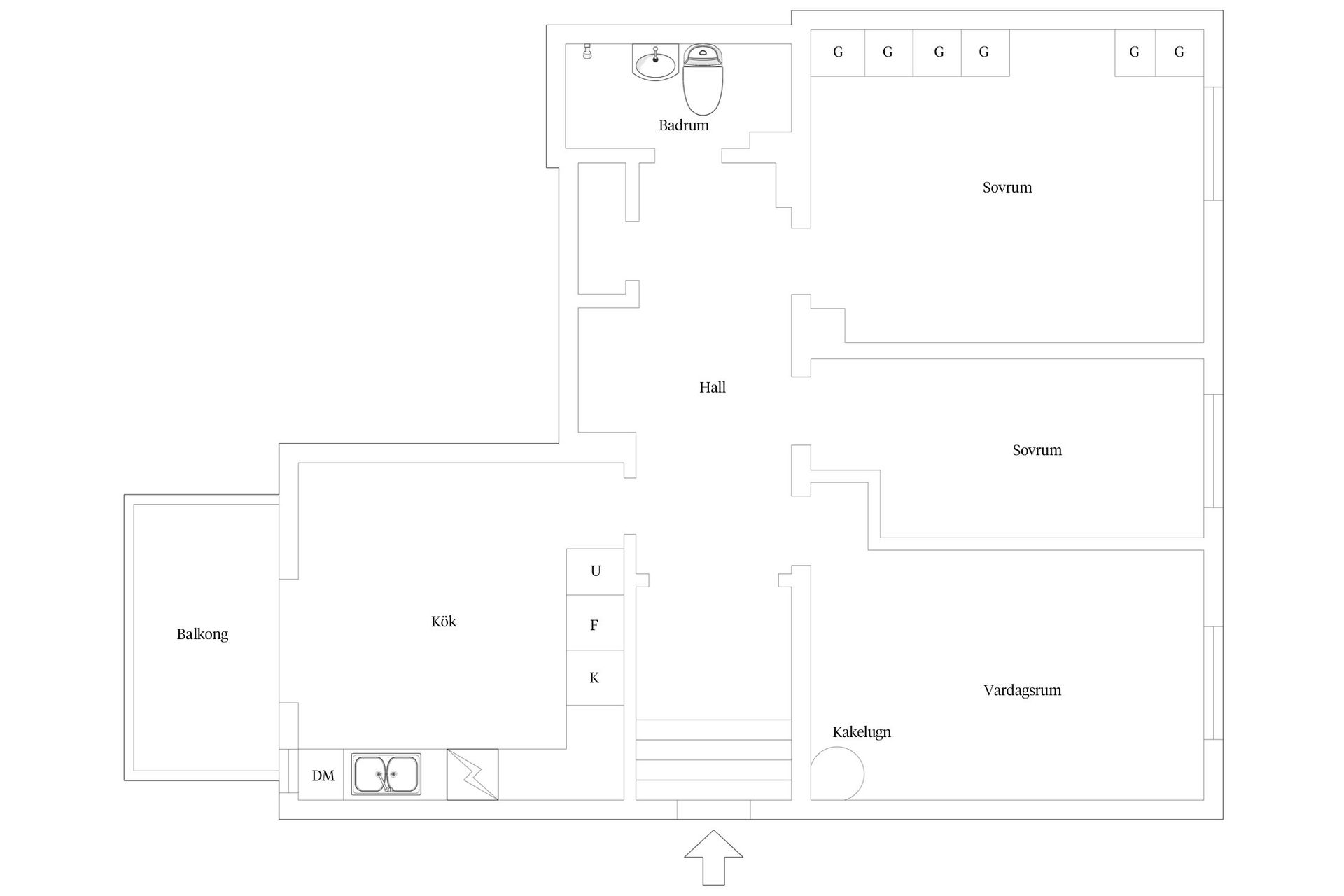 Bostadsrätt, Knutsgatan 5A, Centralt, Västerås