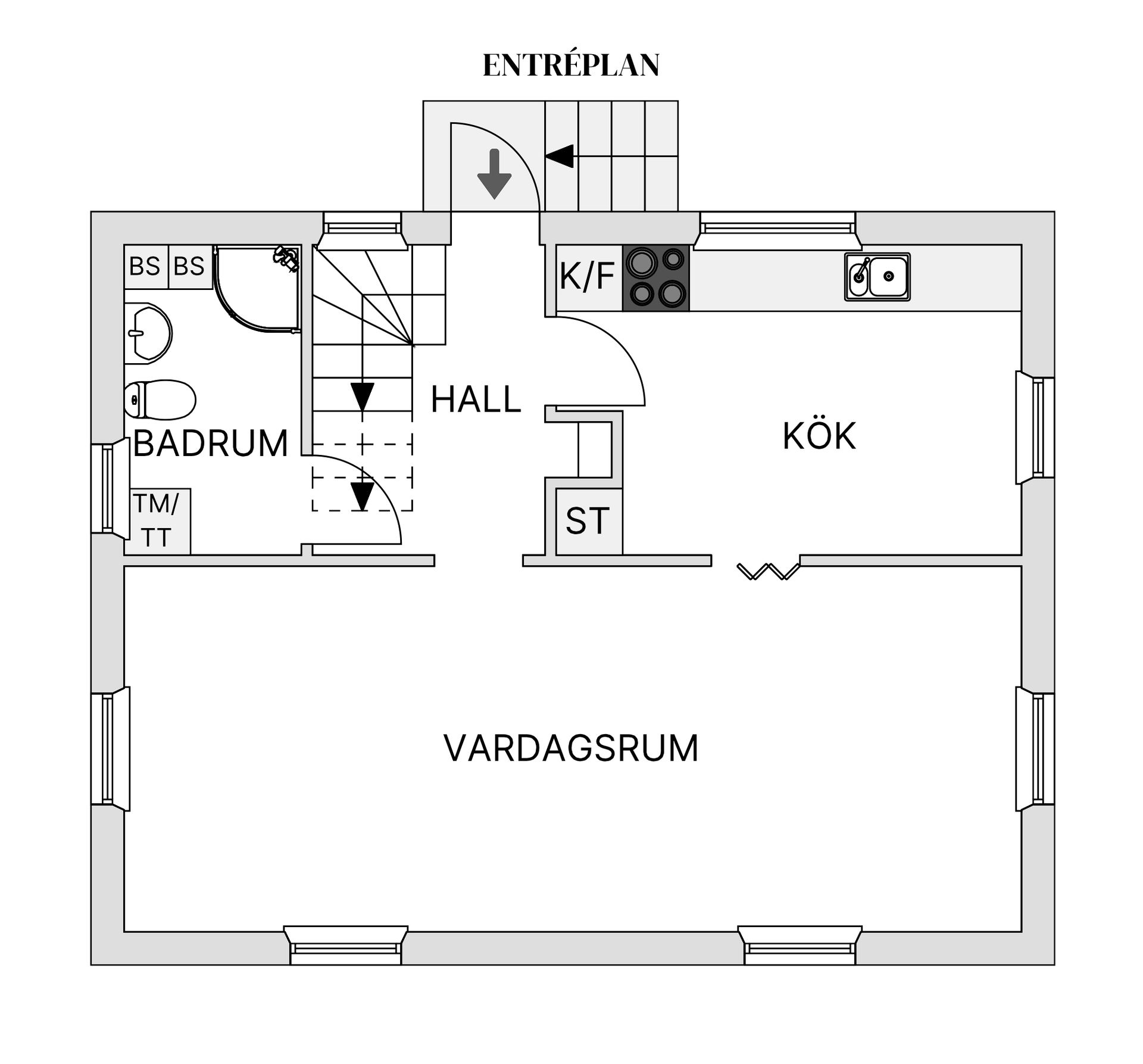 Villa, Trebackalånggatan 14, Hässleholm - Ekedal, Hässleholm