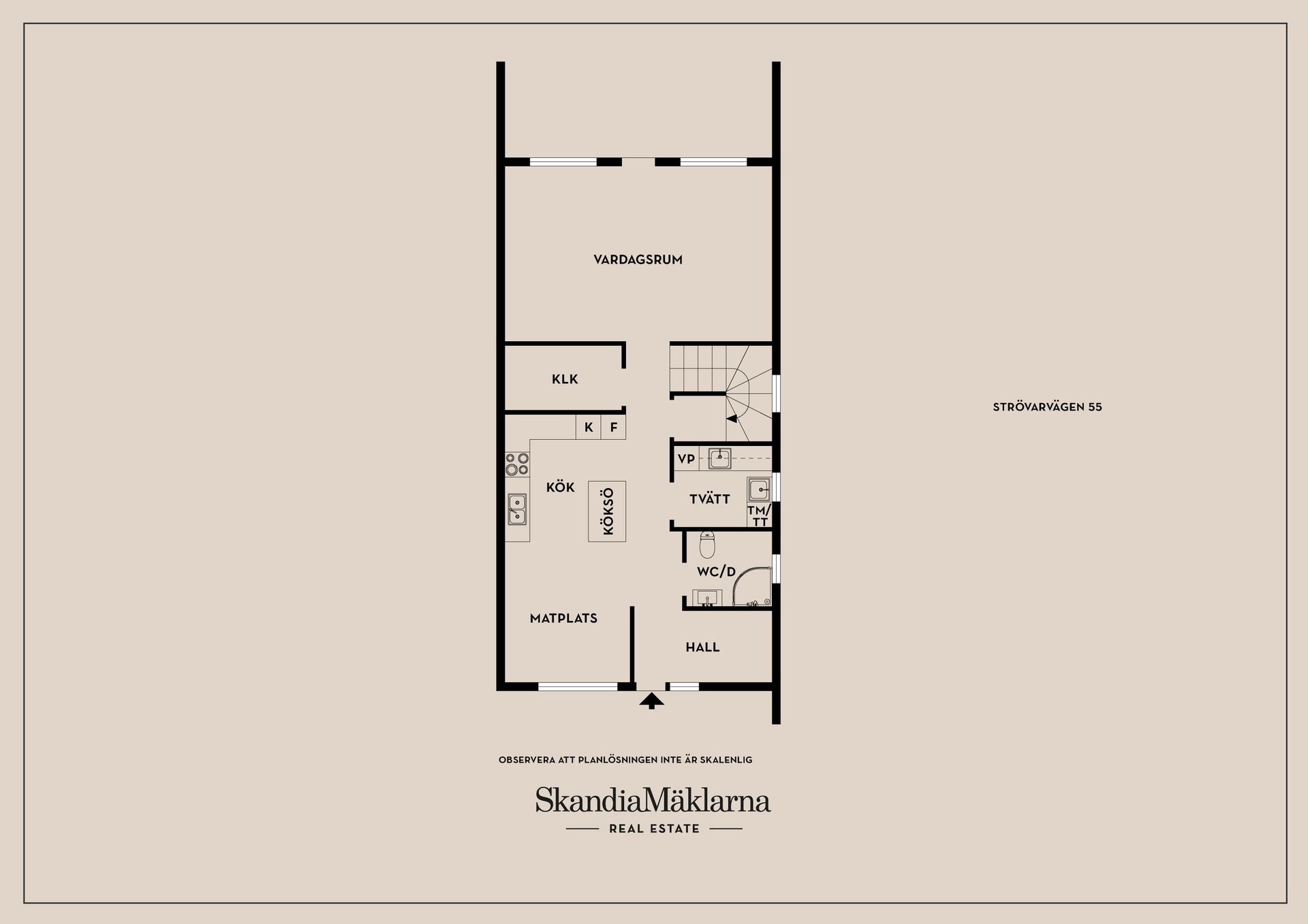 Radhus, Strövarvägen 55, Riksten, Botkyrka
