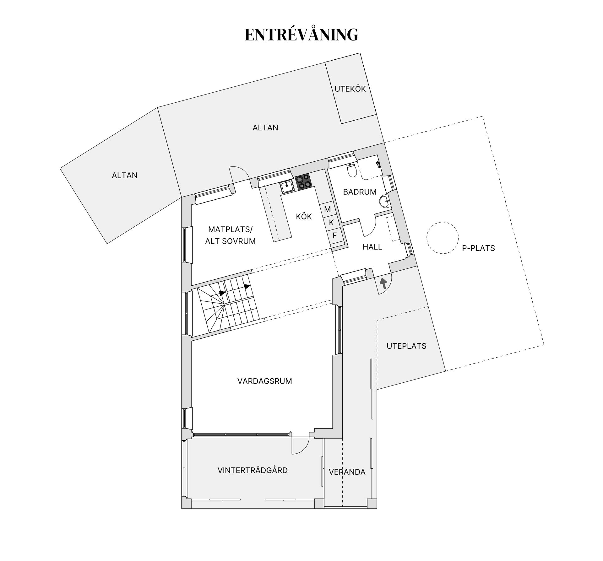 Villa, Utsiktsvägen 9B, Frösön, Östersund