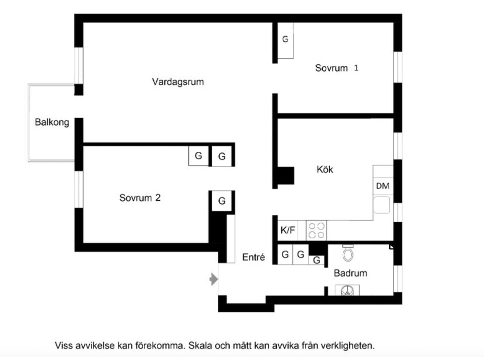 Bostadsrätt, Fredrikslundsvägen 16, Abrahamsberg / Åkeslund, Stockholm