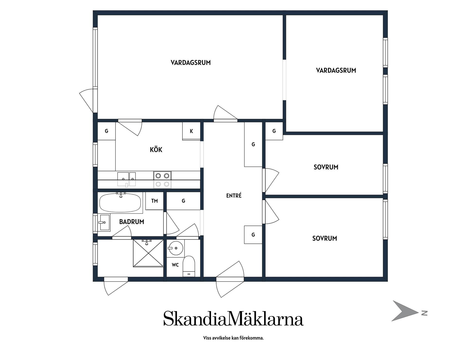 Radhus, Bergvägen 22, Tingstuhöjden, Strängnäs