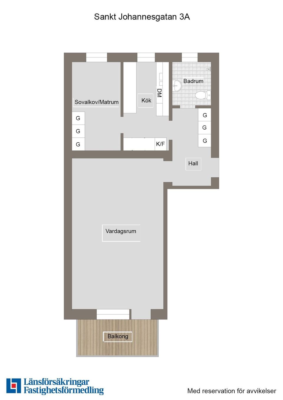 Bostadsrätt, Sankt Johannesgatan 3A, S:t Ilian, Enköping
