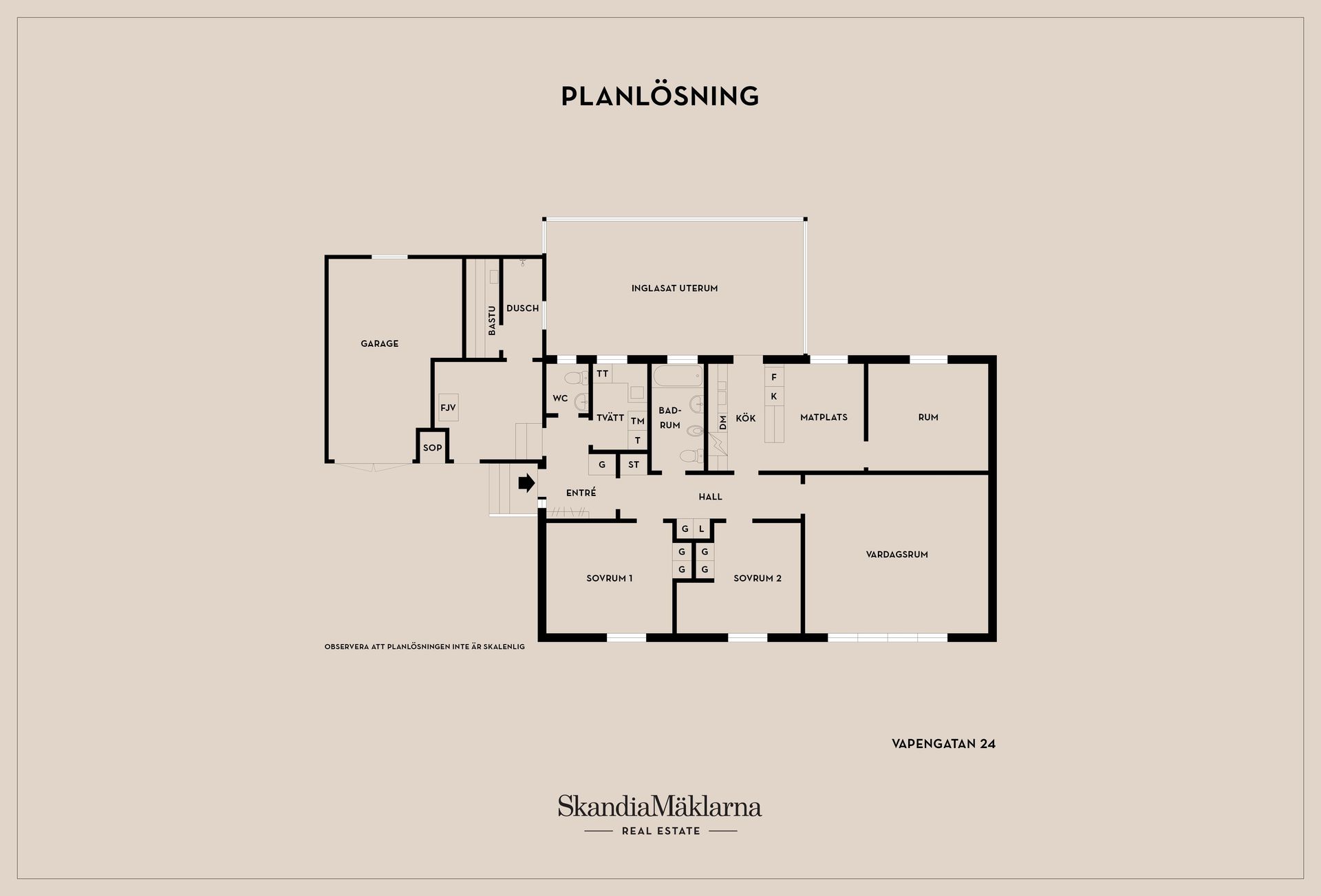Villa, Vapengatan 24, Haga, Eskilstuna