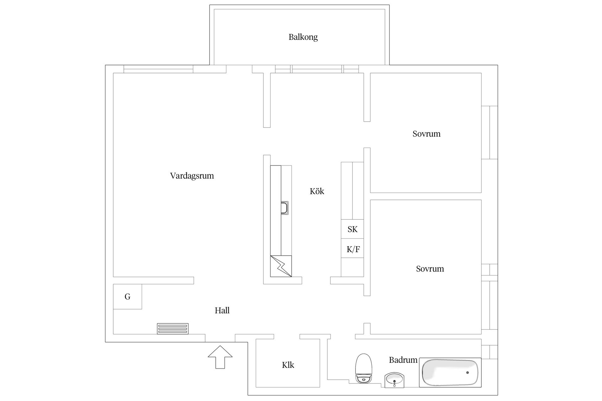 Bostadsrätt, Blåsvädersgatan 12, Biskopsgården, Göteborg