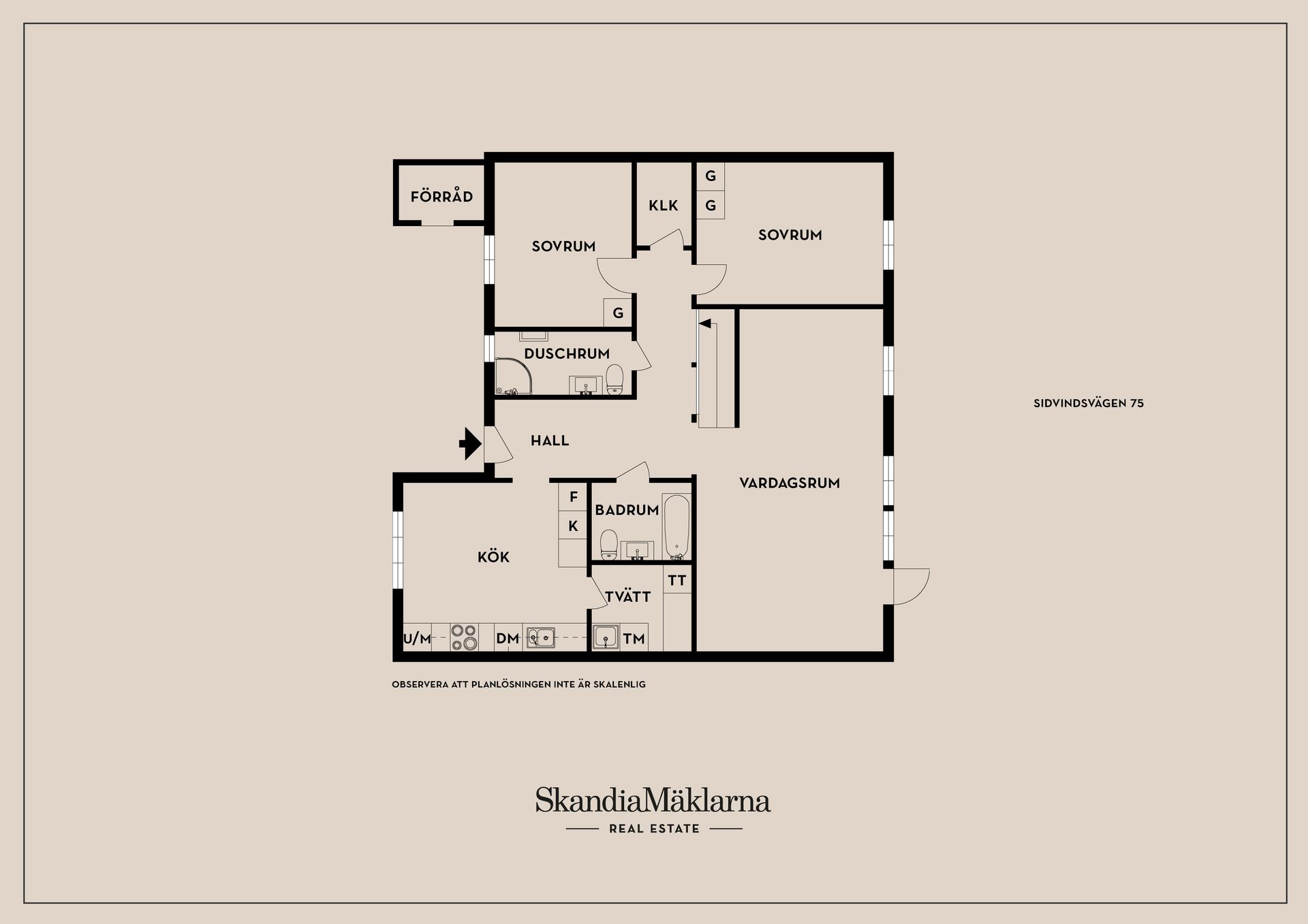 Radhus, Sidvindsvägen 75, Tallboda, Linköping