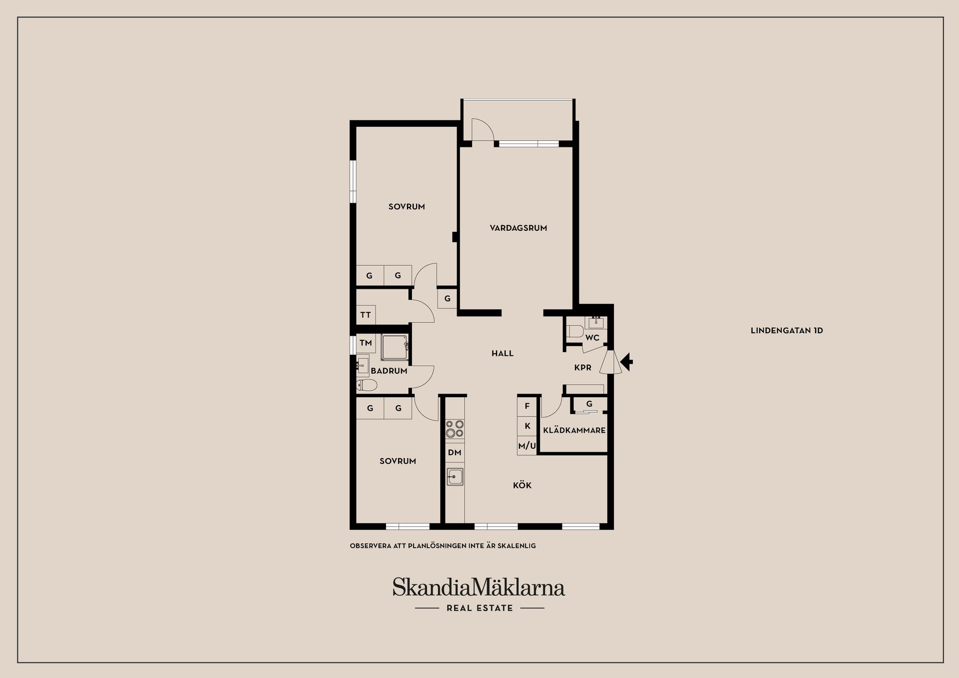 Bostadsrätt, Lindengatan 1D, Tannefors, Linköping