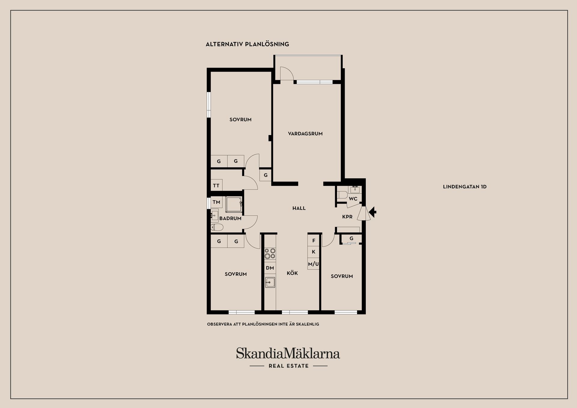 Bostadsrätt, Lindengatan 1D, Tannefors, Linköping
