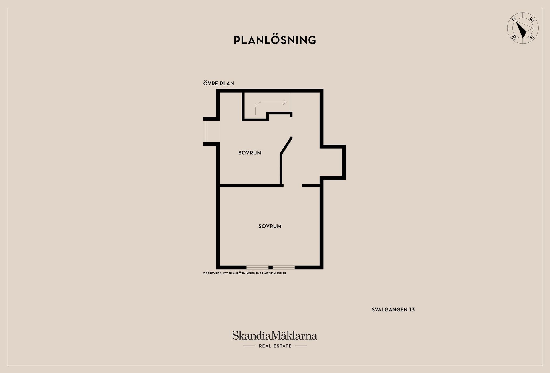 Radhus, Svalgången 13, Brunnsvik, Motala