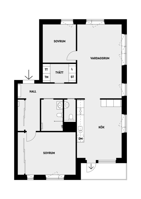 Bostadsrätt, Källtorpsvägen 5, 1tr, Norskogen Näsbypark, Täby