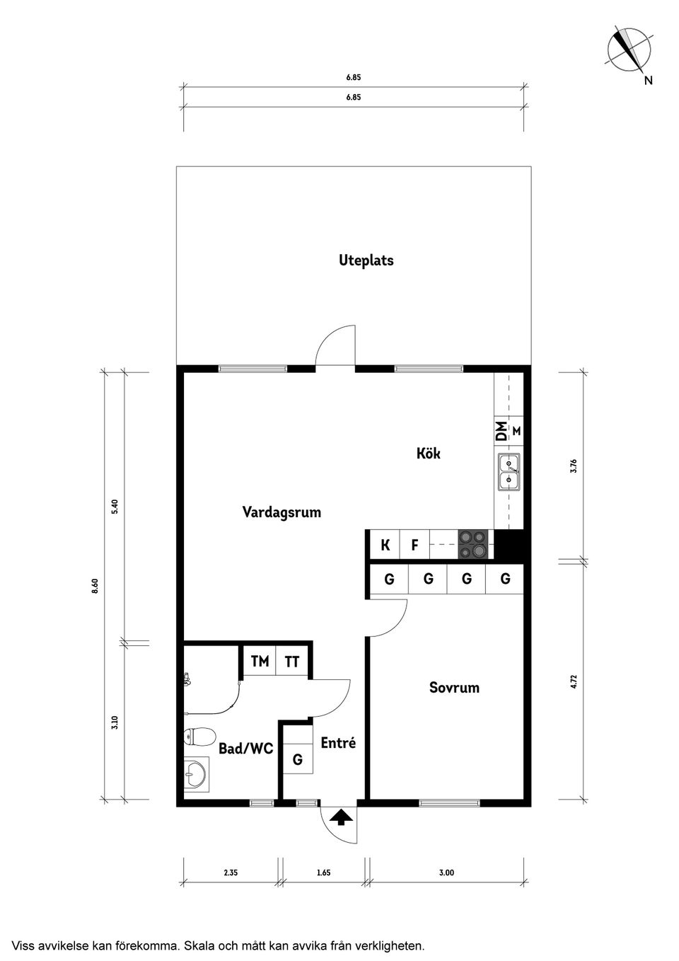 Bostadsrätt, Gärdegatan 2D, Krokslätt, Mölndal