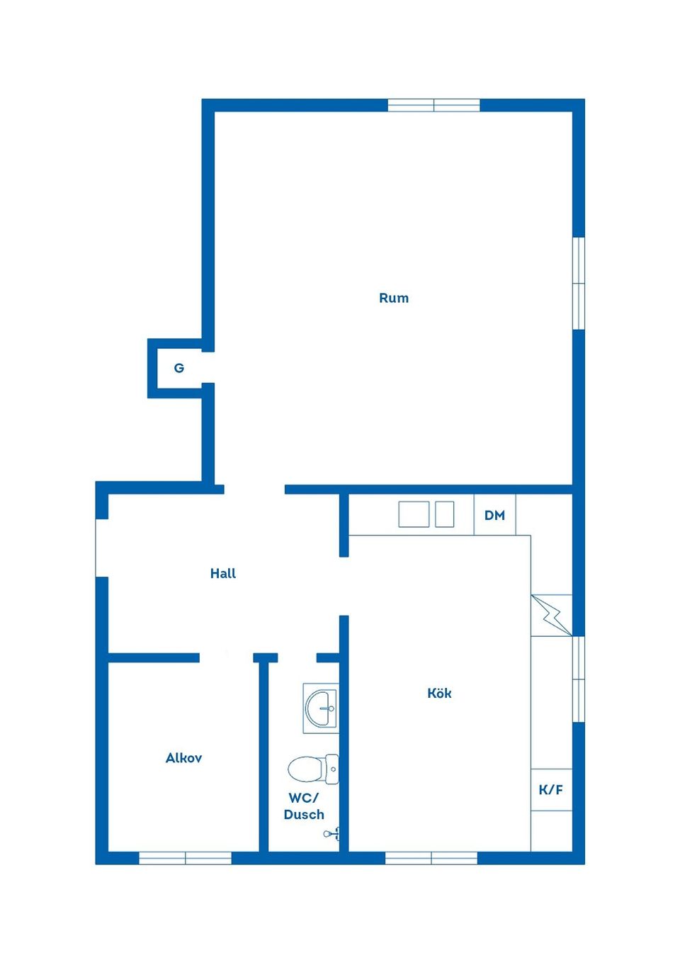 Bostadsrätt, Skolgatan 27, Strömsbro, Gävle