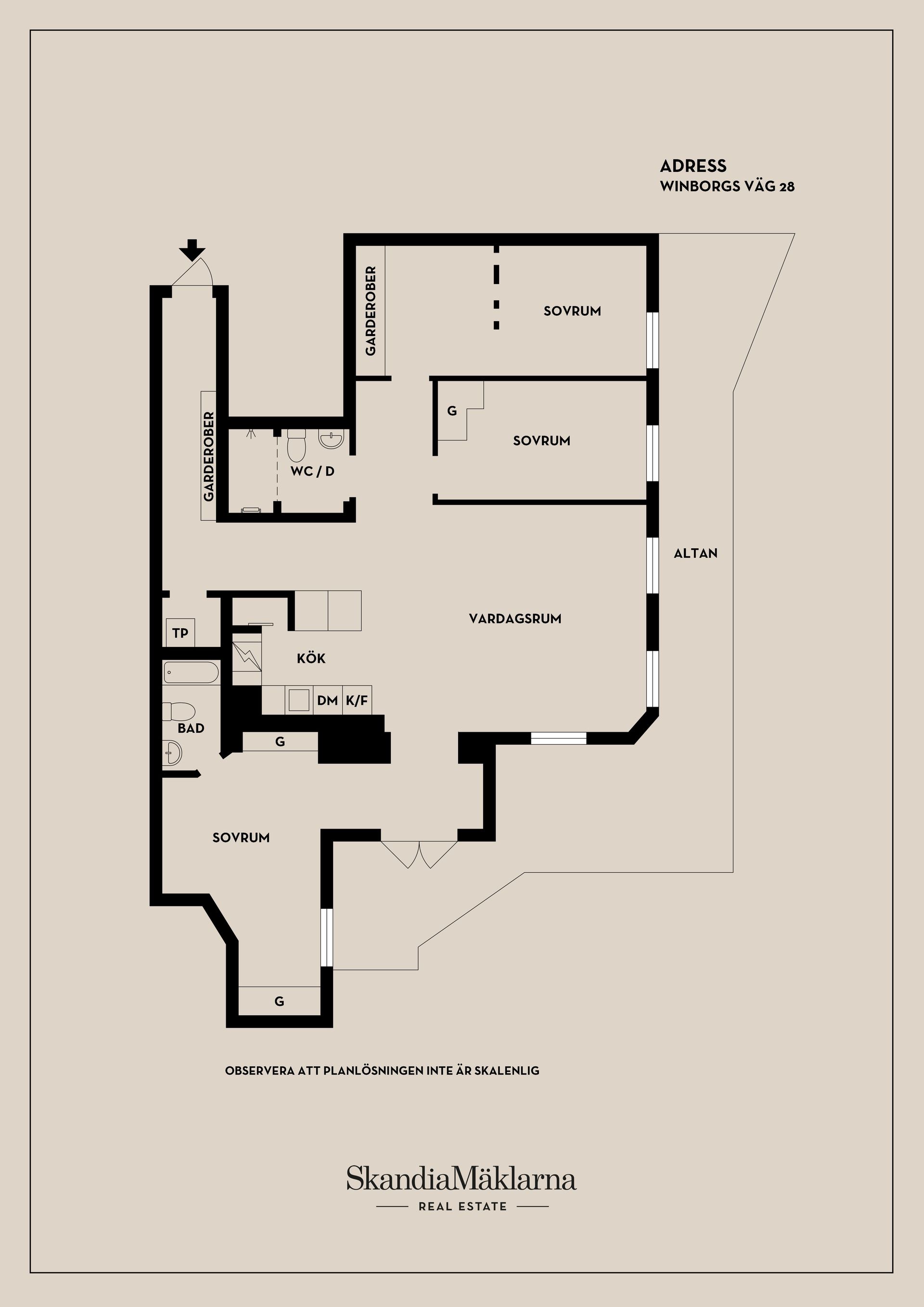 Bostadsrätt, Winborgs väg 28, Järla Sjö, Nacka