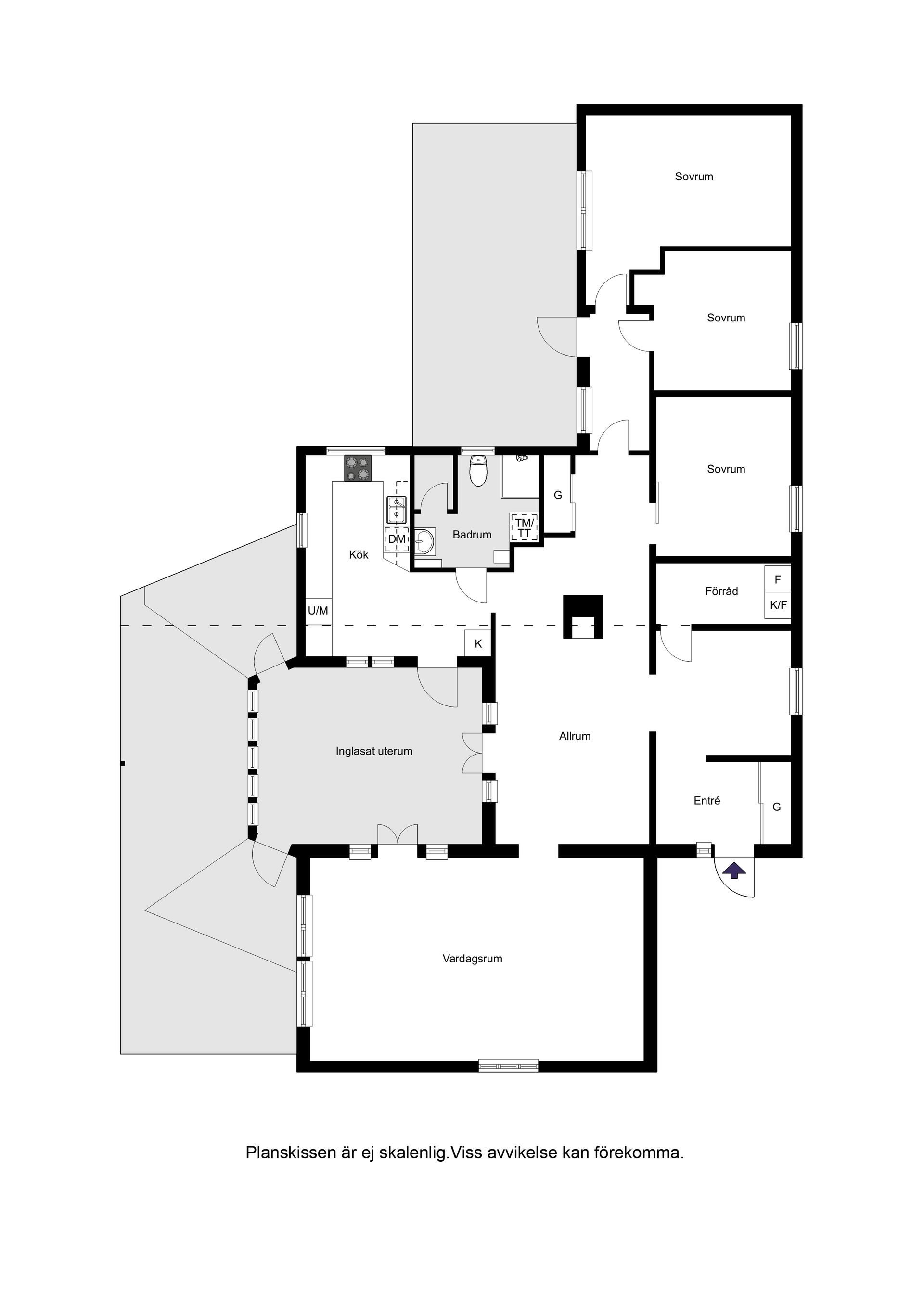 Villa, Vitabergsvägen 21, Stensjö, Falkenberg