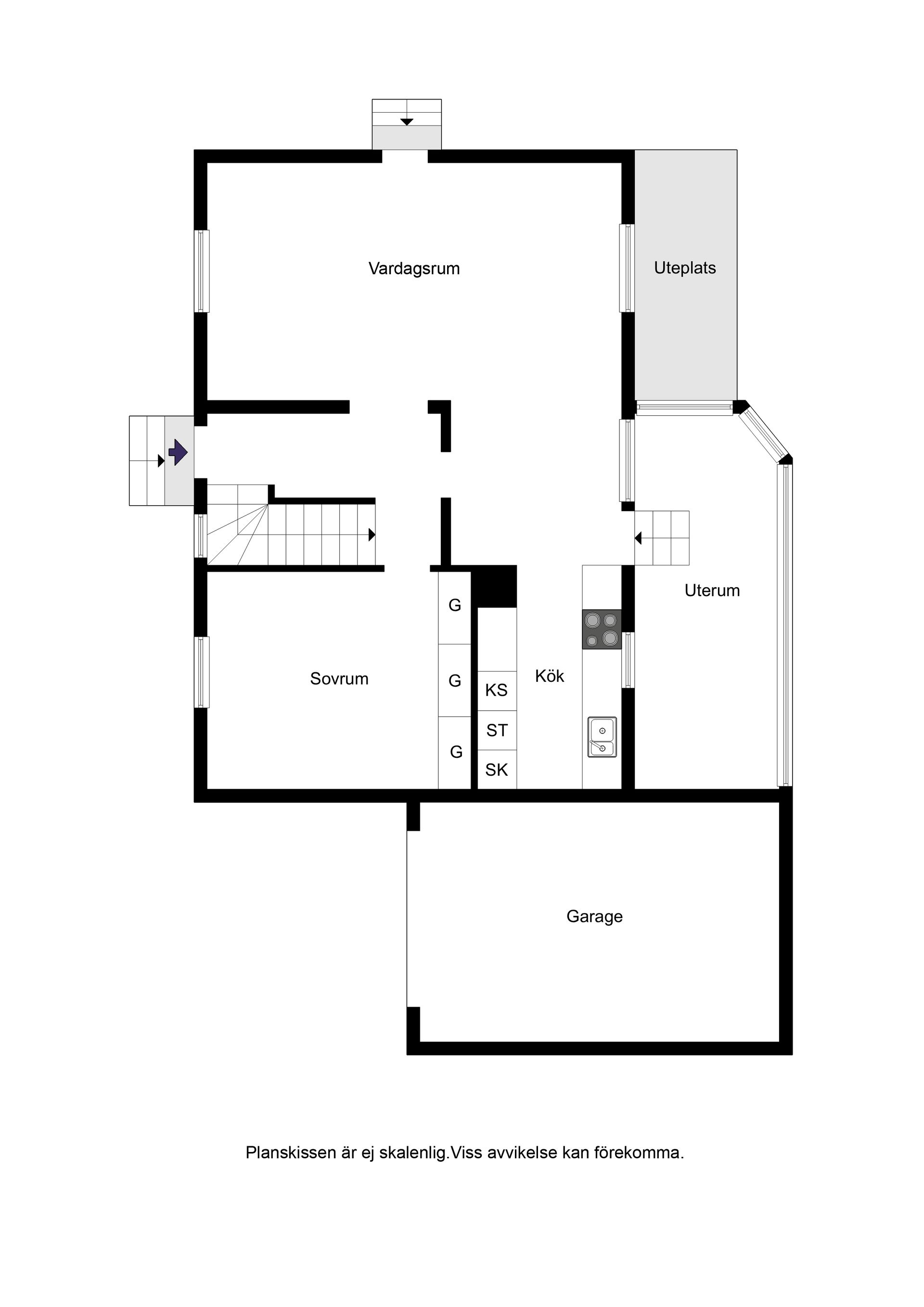 Villa, Svängen 3, Gustavsfält, Halmstad