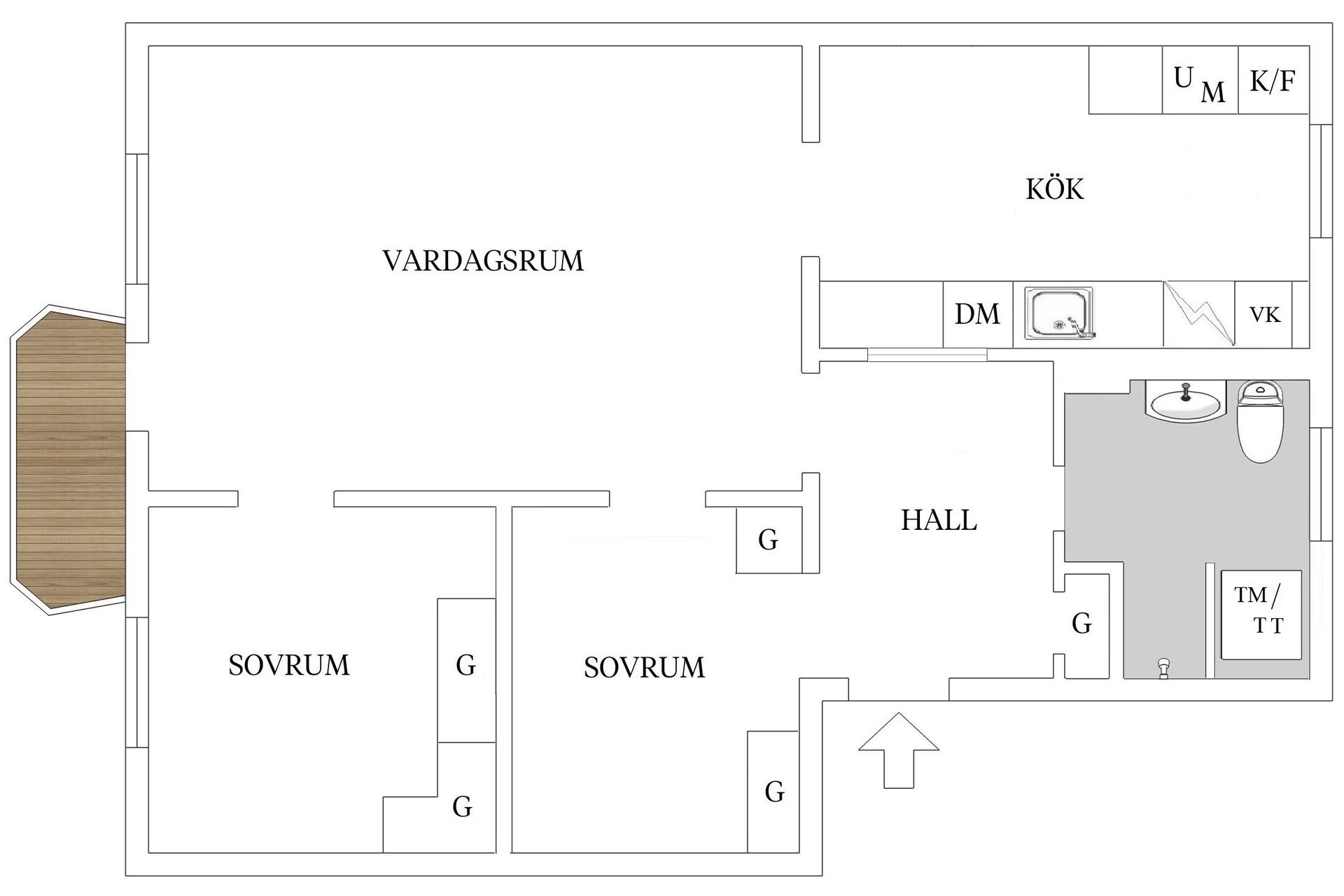 Bostadsrätt, Axvallsvägen 53, Björkhagen, Stockholm