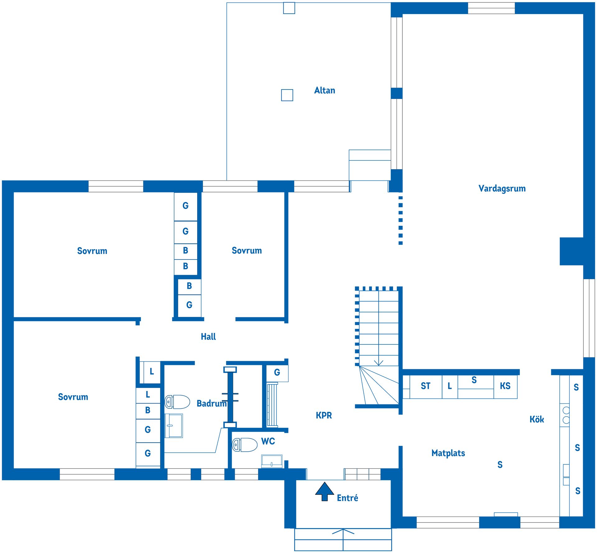 Villa, Johan Duwas väg 12, Katrineholm Söder, Katrineholm