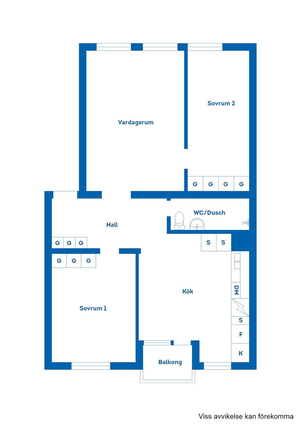 Bostadsrätt, Gustavsgatan 7D, Väster, Hässleholm