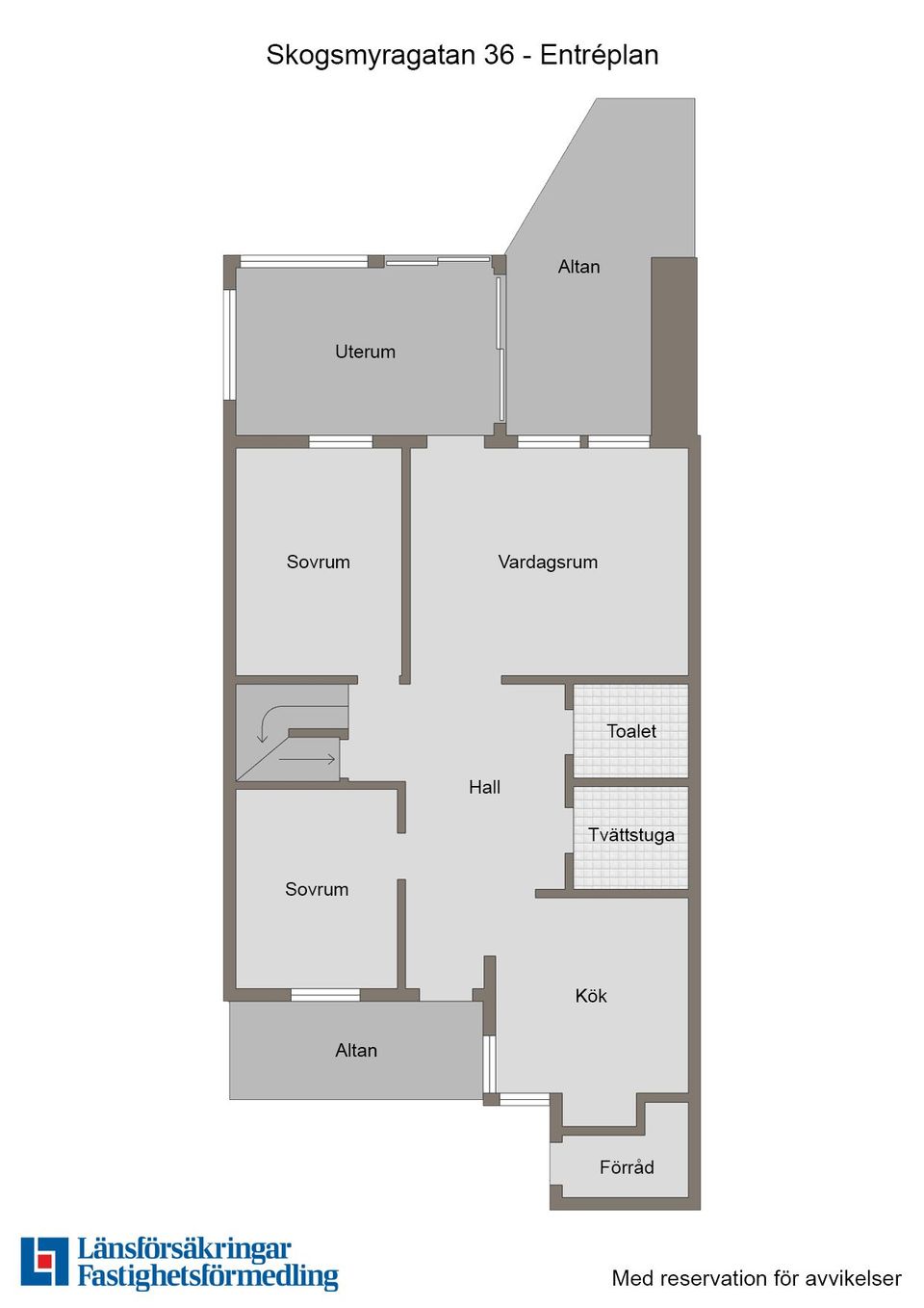 Radhus, Skogsmyragatan 36, Gånsta, Enköping
