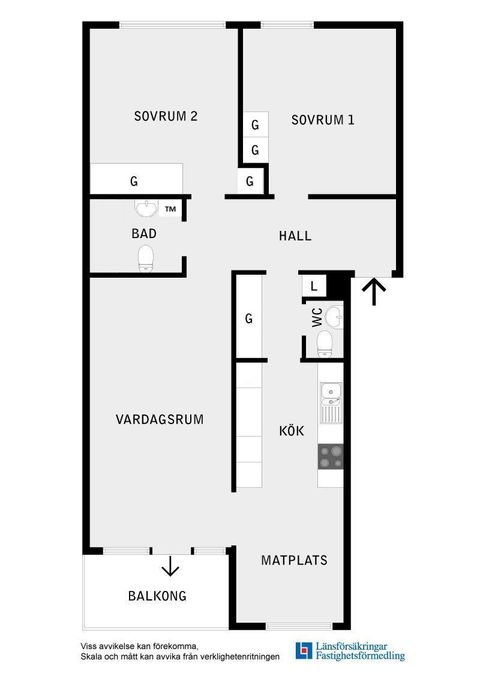 Bostadsrätt, Åkerbyvägen 204, 1 tr, Täby Centrum, Täby