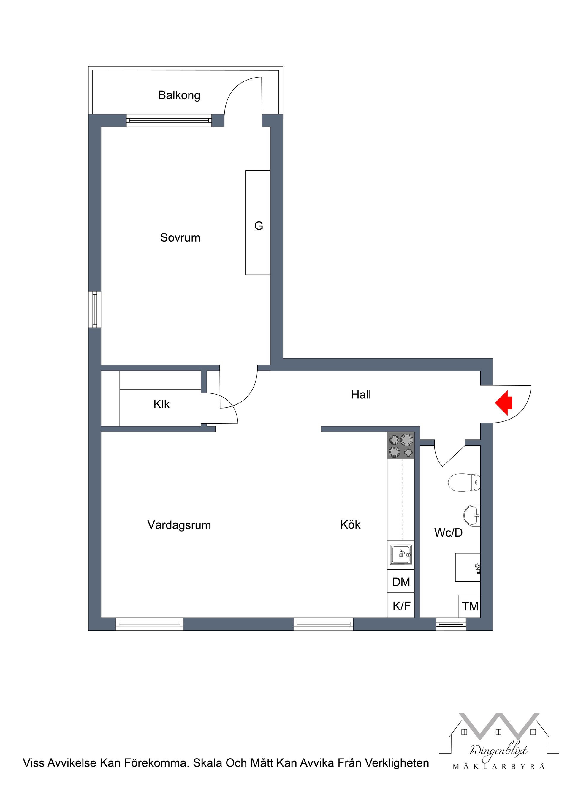 Bostadsrätt, Byggmästarvägen 7, 2 tr, Gamla Bro, Upplands-Bro