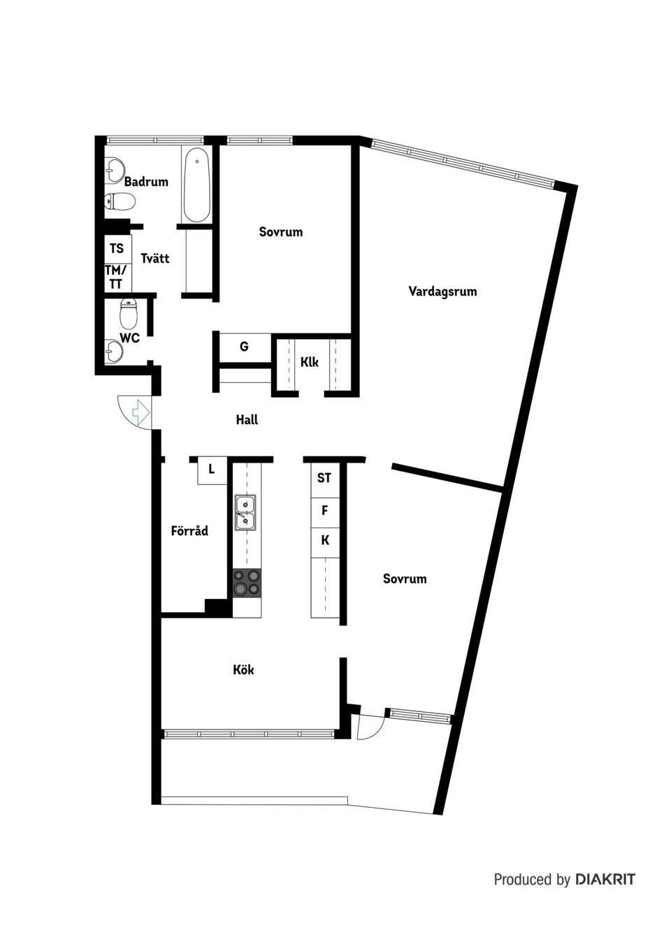 Bostadsrätt, Björntorpsvägen 73, Ramdalen, Oxelösund