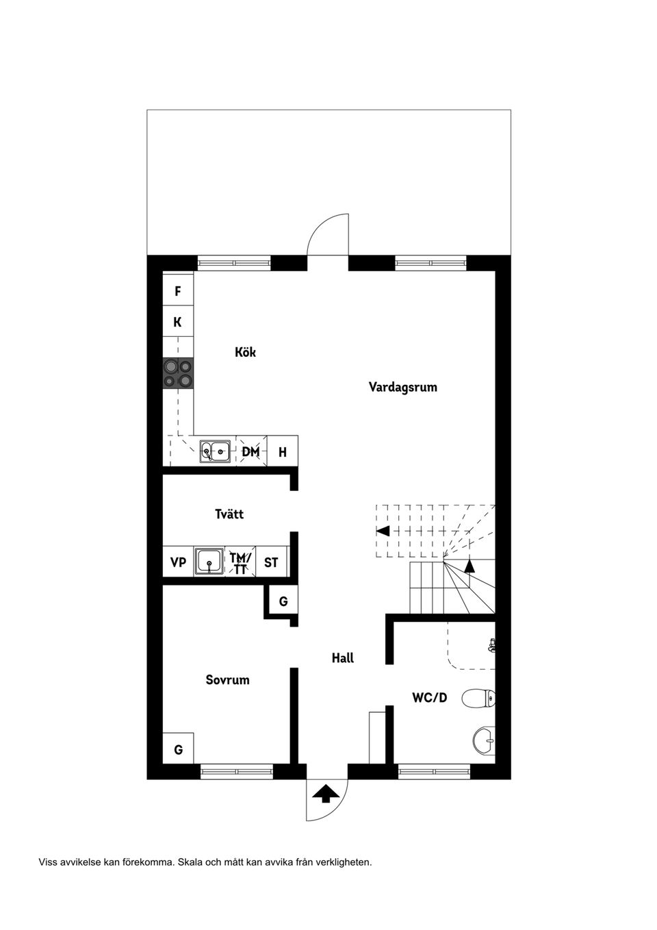 Radhus, Lilla Ässkogvägen 18B, Norra Bro, Örebro