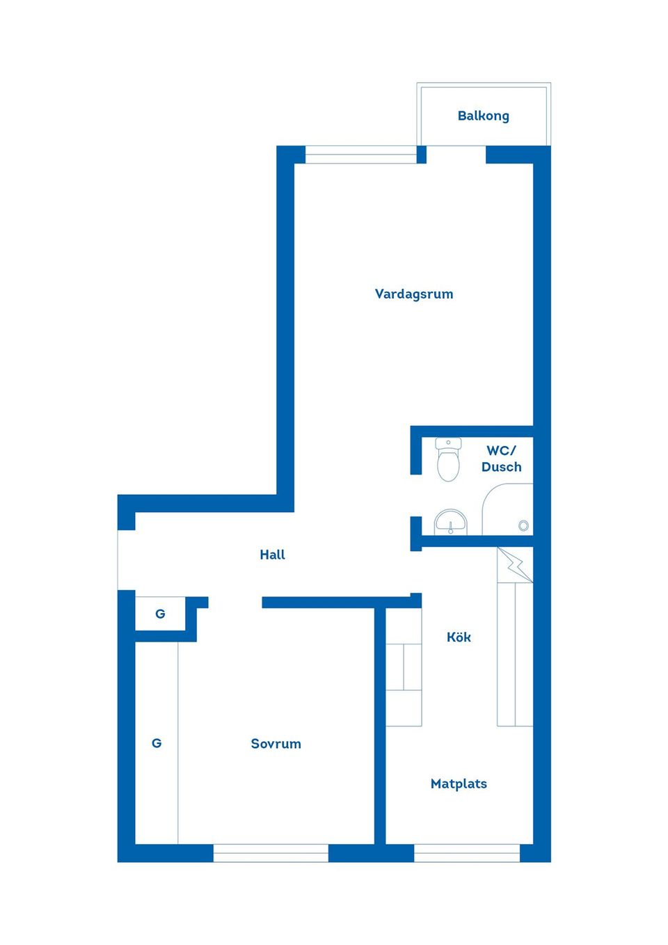 Bostadsrätt, Pantarholmskajen 4B, Pantarholmen, Karlskrona
