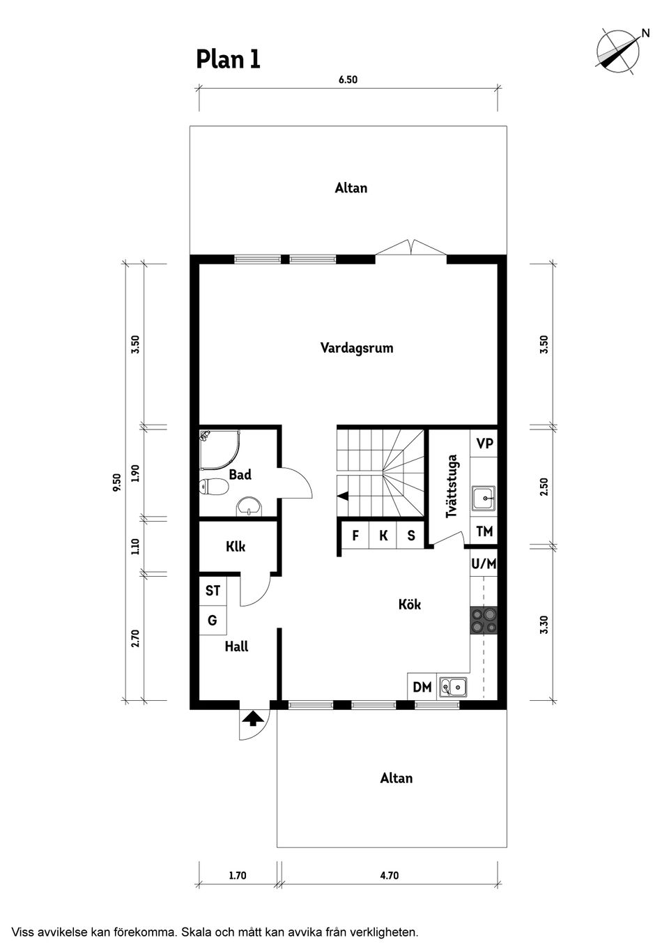 Radhus, Johan Oscars väg 7, Frillesås tätort, Kungsbacka