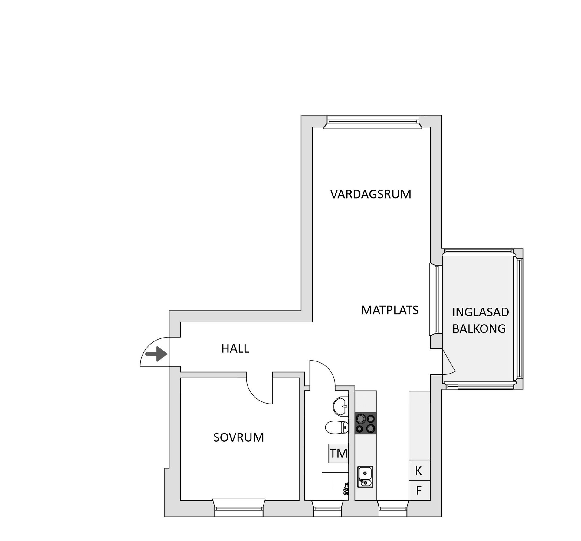 Bostadsrätt, Torsgatan 17E, Norrböle, Skellefteå