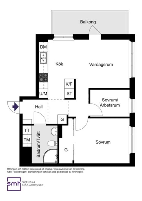 Bostadsrätt, Beckomberga ängsväg 24, Bromma / Beckomberga, Stockholm
