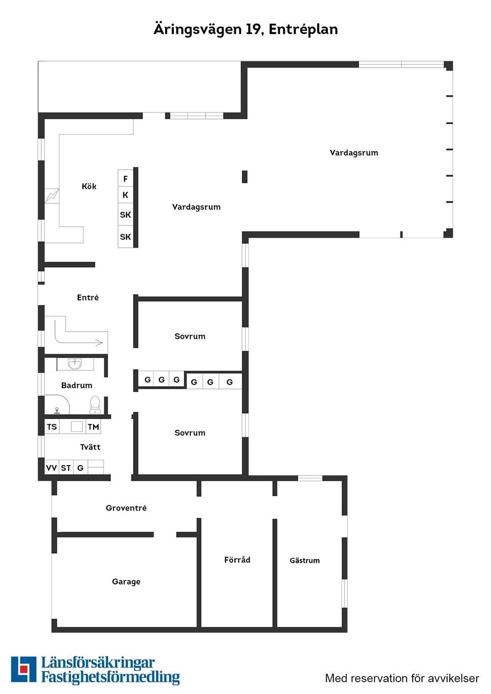 Villa, Äringsvägen 19, Veinge, Laholm