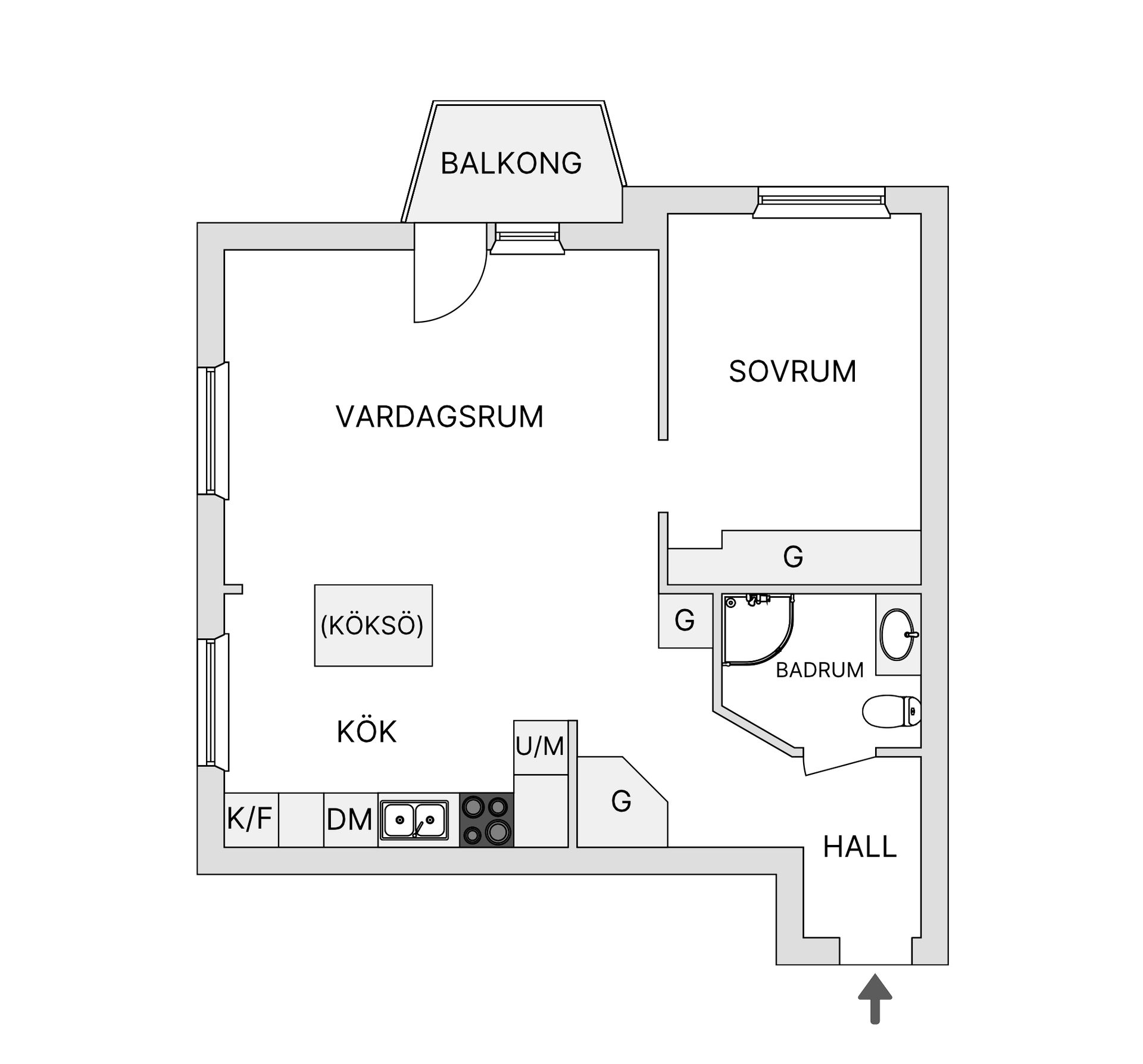 Bostadsrätt, Vindragarvägen 2, Södermalm - Reimersholme, Stockholm
