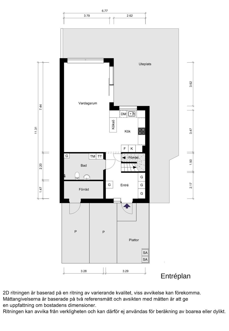 Radhus, Edelcrantz väg 42, Telegrafberget, Nacka