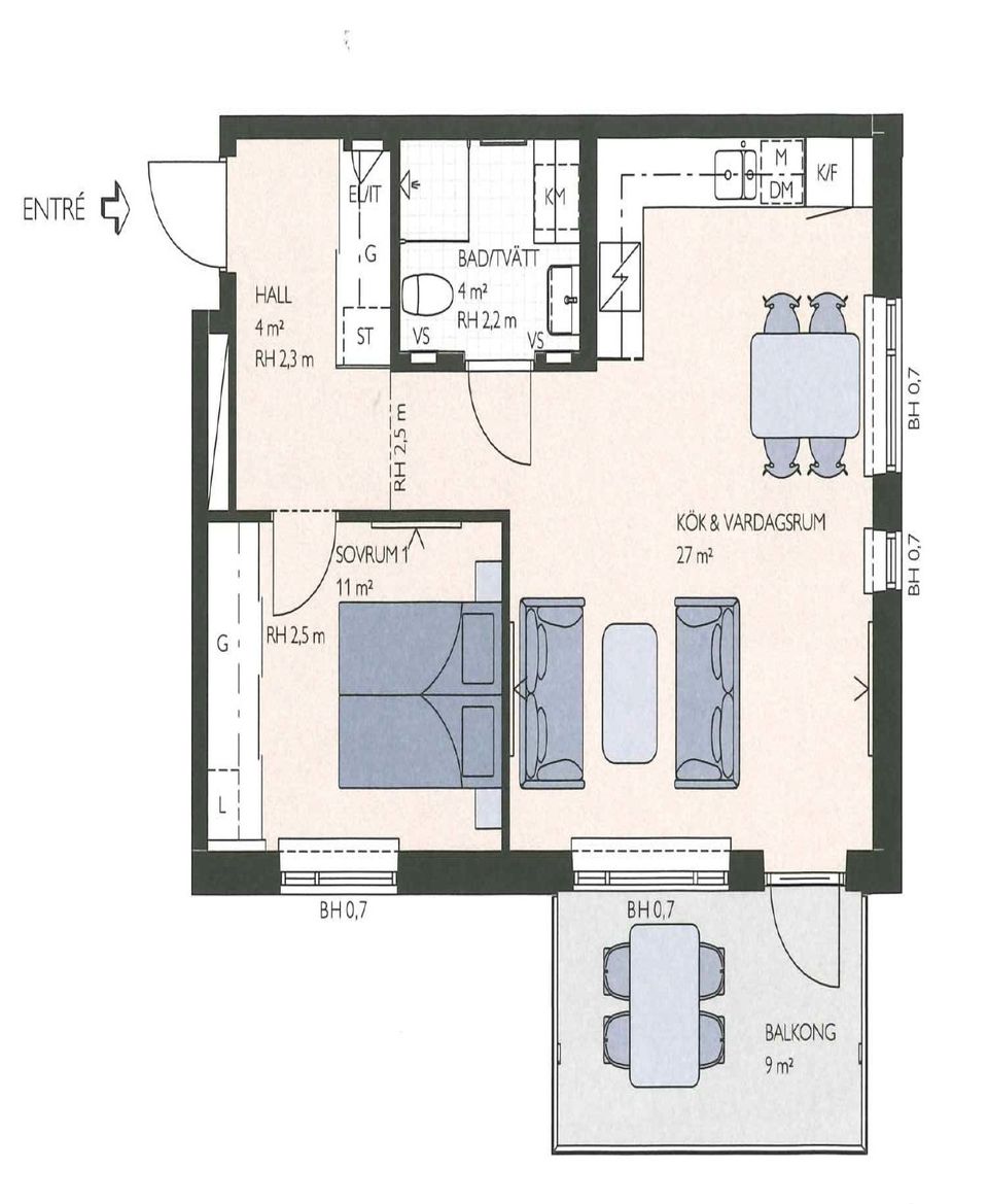 Bostadsrätt, Hästängsvägen 2, Höllviken, Vellinge