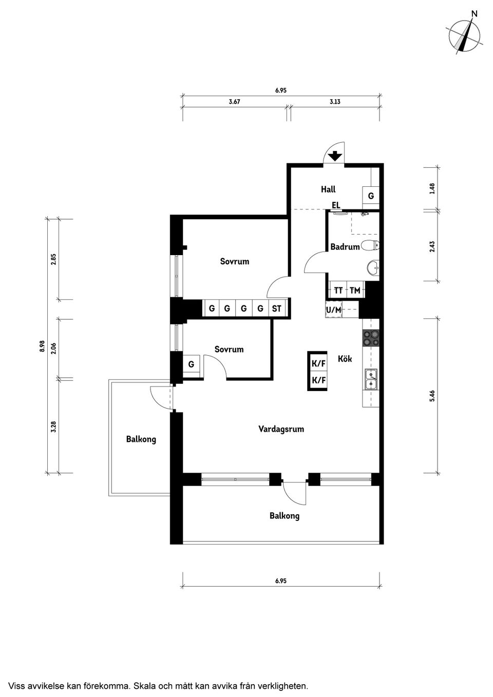 Bostadsrätt, Vargagårdsvägen 59, Björkris, Kungsbacka