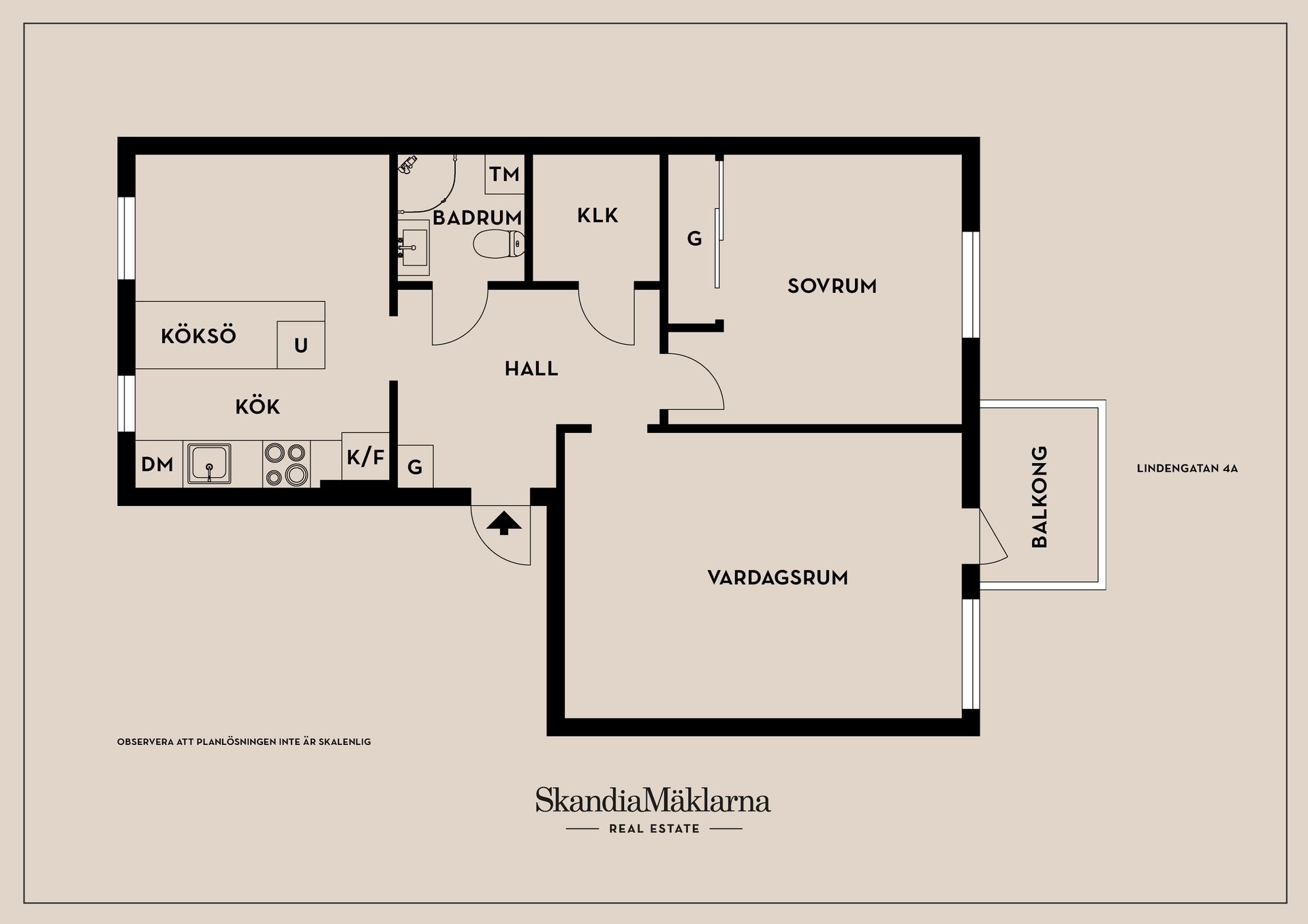 Bostadsrätt, Lindengatan 4A, Tannefors/centralt, Linköping
