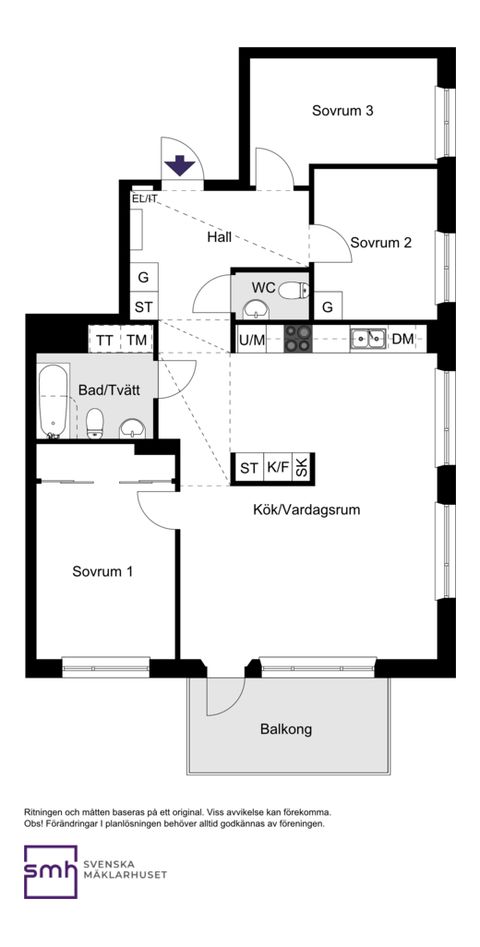 Bostadsrätt, Beckomberga Ängsväg 20, Bromma / Beckomberga, Stockholm