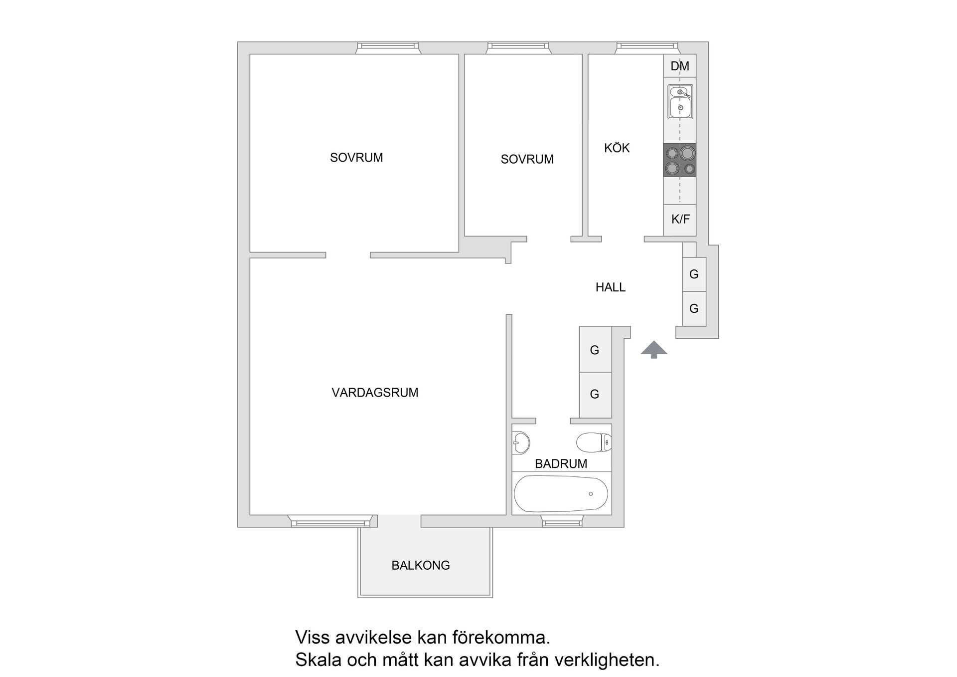 Bostadsrätt, Boråsvägen 23, Hammarbyhöjden, Stockholm