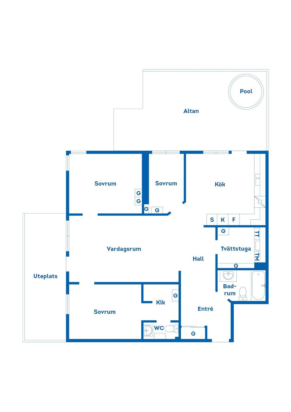 Bostadsrätt, Kaptensgatan 13, T1, Linköping