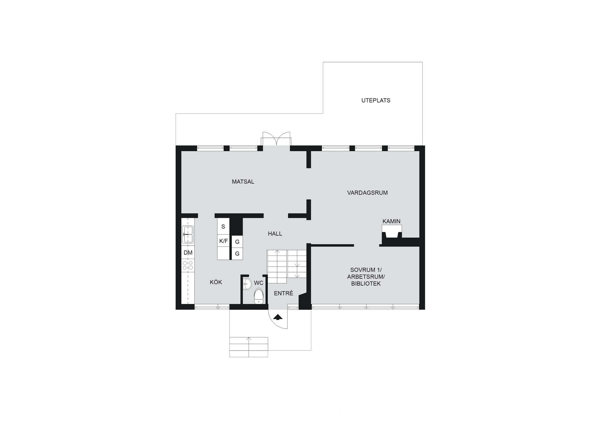 Radhus, Eriksbergsvägen 15A, Eriksberg, Uppsala