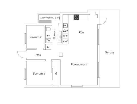 Bostadsrätt, Arvodesvägen 25, Hägerstensåsen, Stockholm